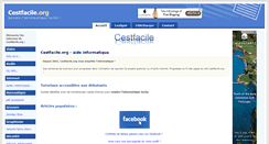 Desktop Screenshot of cestfacile.org