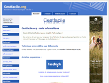 Tablet Screenshot of cestfacile.org