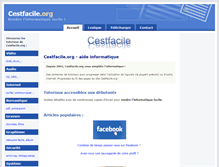Tablet Screenshot of gimp.cestfacile.org